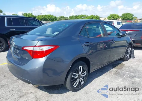 2015 Toyota Corolla Le из США, поврежденный, VIN 5YFBURHE0FP283354